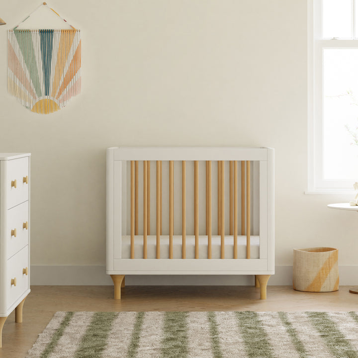 Babyletto Lolly 4-in-1 Convertible Mini Crib With Twin Bed And Toddler Bed Conversion Kit