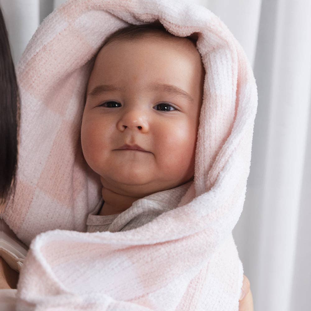 Living Textiles Knitted Chenille Baby Blanket