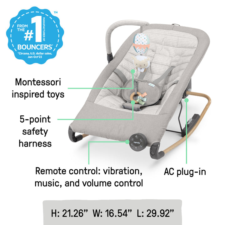 Ingenuity Keep InMotion Automatic Baby Rocking Seat