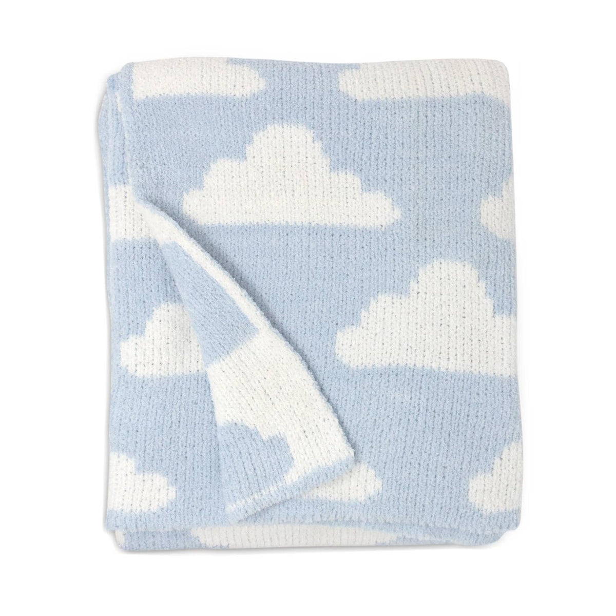 Living Textiles Knitted Chenille Baby Blanket