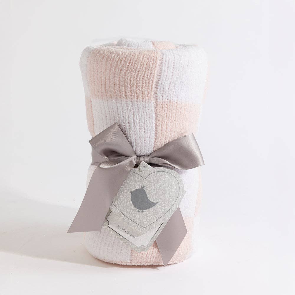 Living Textiles Knitted Chenille Baby Blanket
