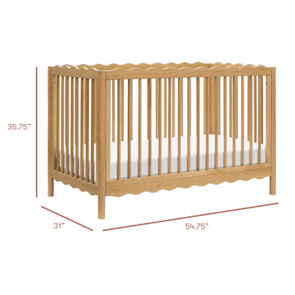 Babyletto Swell 4-in-1 Convertible Crib with Toddler Bed Conversion Kit
