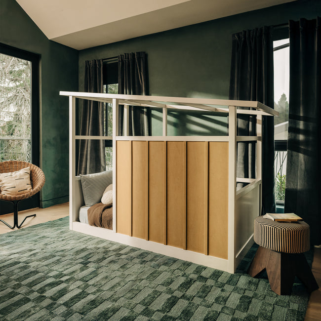 Babyletto Palma Mid-Century House Montessori-Inspired Twin Bed
