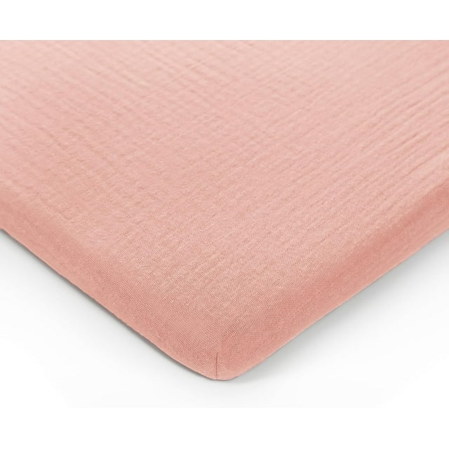 Comfy Cubs Muslin Fitted Bassinet Cradle Sheet