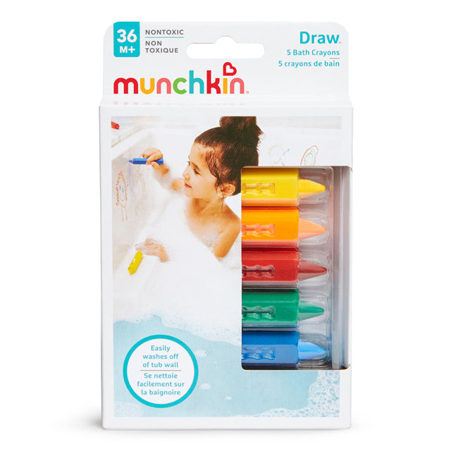 Munchkin Draw Bath Crayons - 5pk