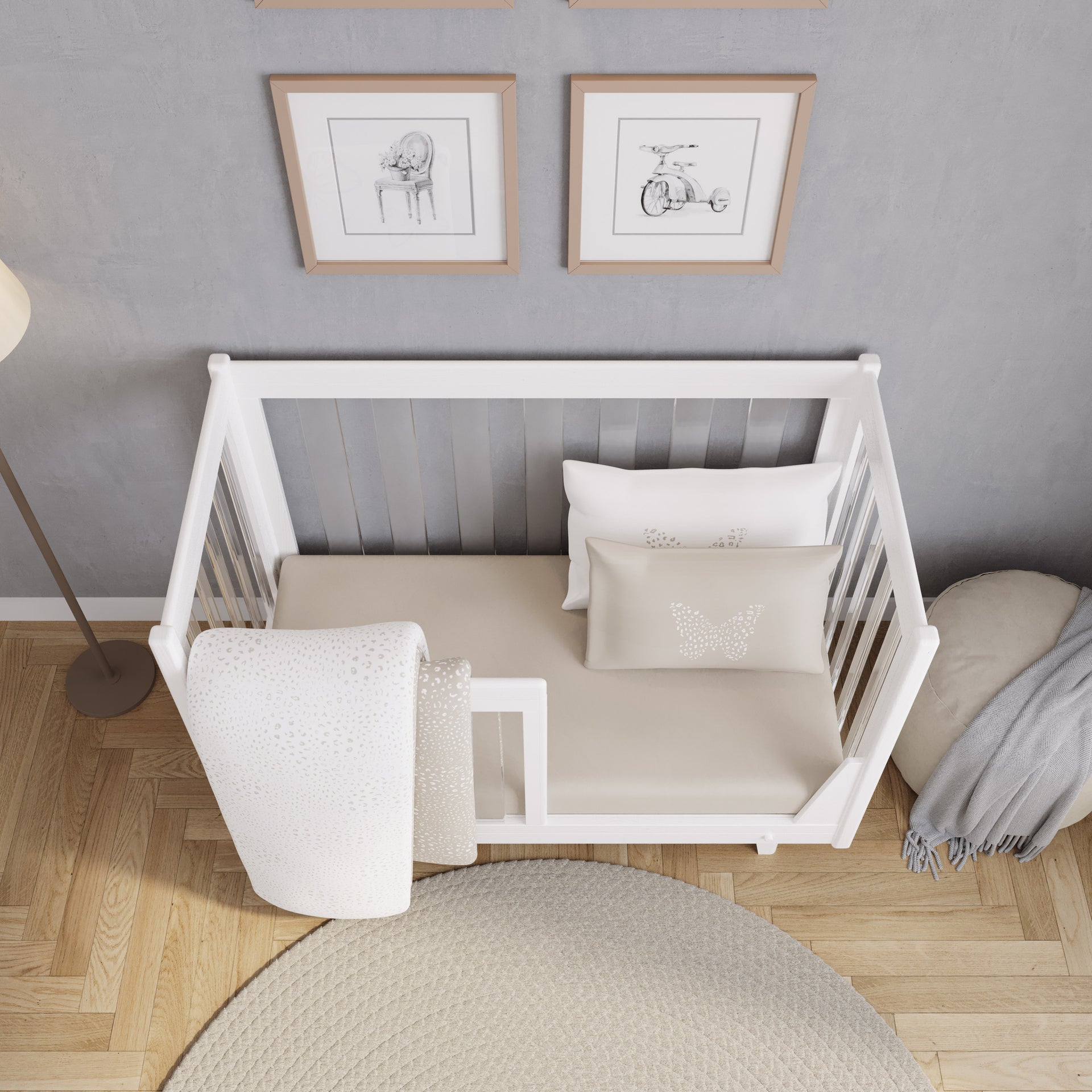 Silonna 5-Peice Baby Crib Set (52" x 28")