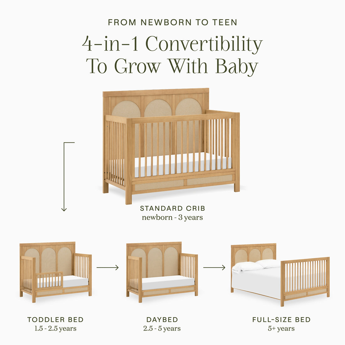 Namesake Eloise 4-in-1 Convertible Crib
