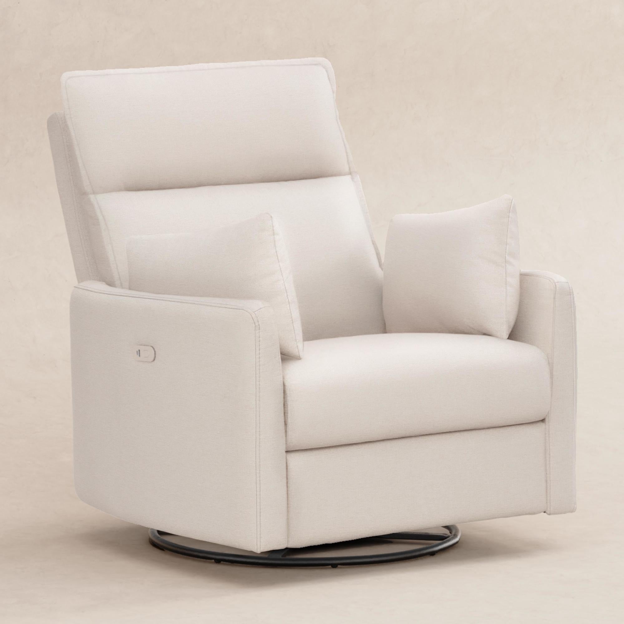 Babyletto Nori Extra Wide Electronic Recliner & Swivel Glider with USB port