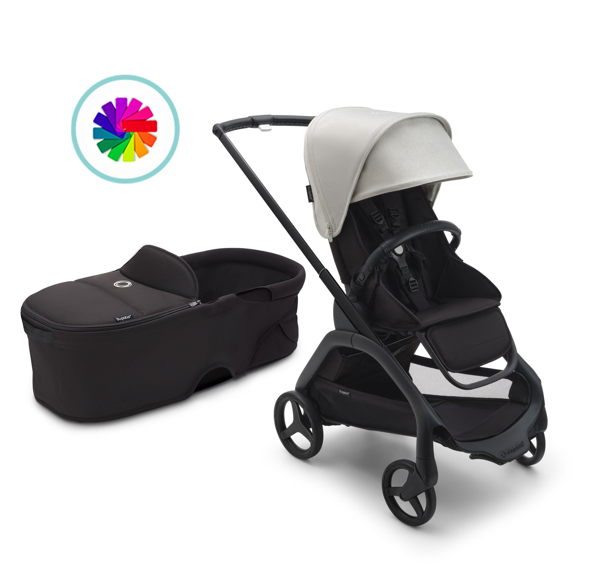 bugaboo newborn stroller Bugaboo Dragonfly Complete Stroller With Bassinet