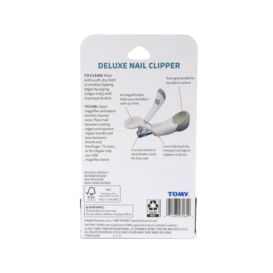The First Years Deluxe Nail Clipper With Magnifier
