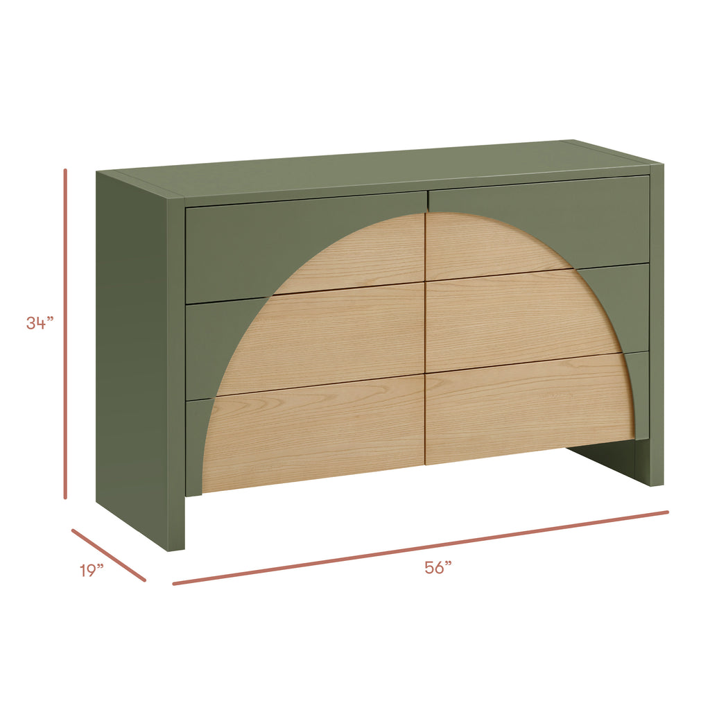 Babyletto Moab 6-Drawer Assembled Dresser