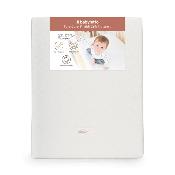 Babyletto Pure Core Midi Crib Mattress With Hybrid Quilted Waterproof Cover