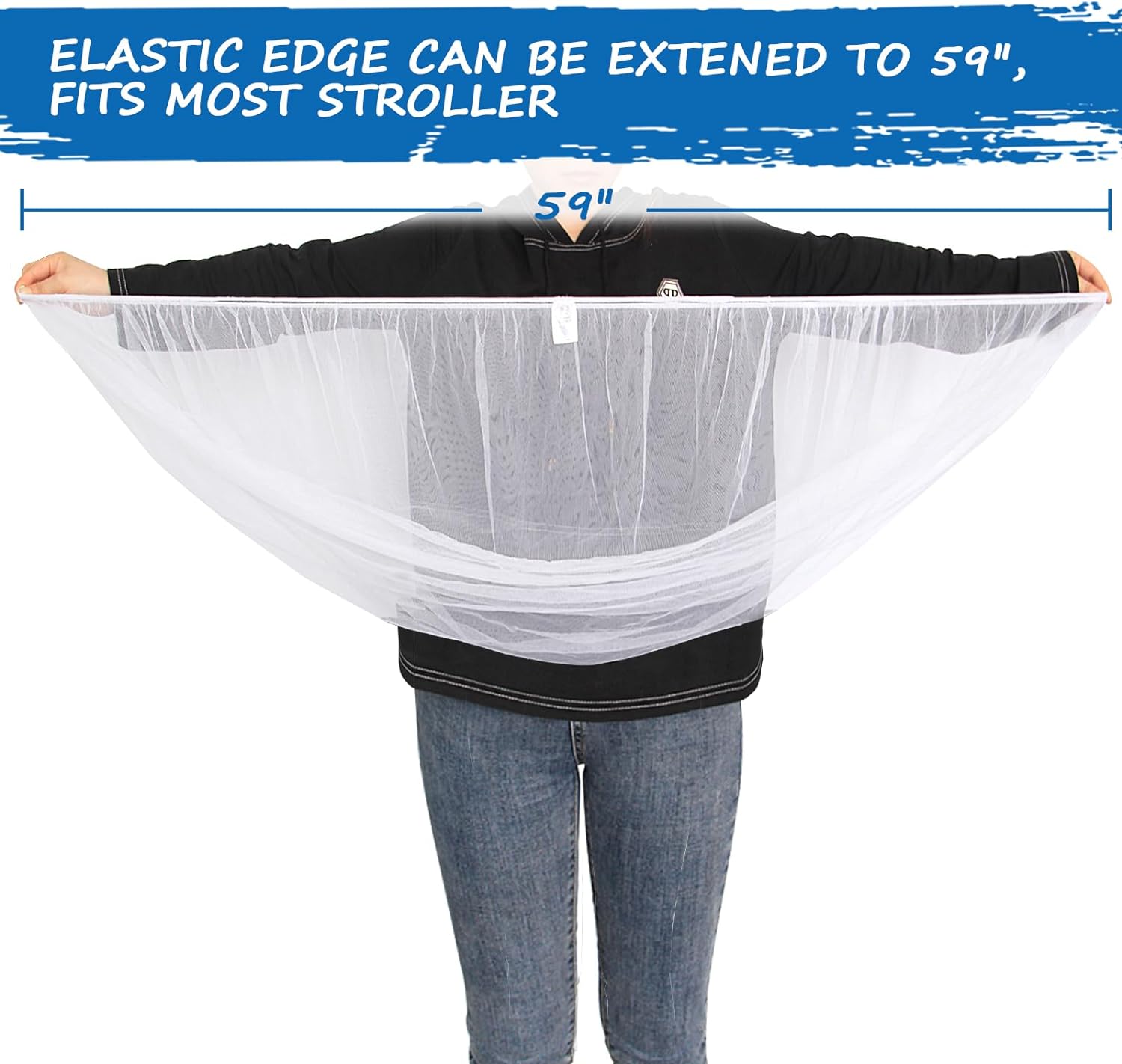 Swabies Portable Crib and Pack N Play Mosquito Net
