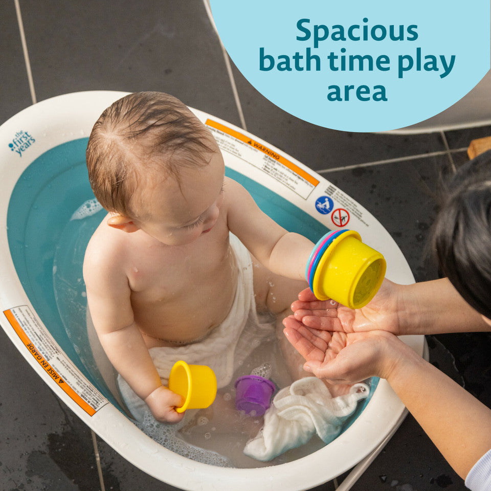 The First Years Sure Comfort Collapsible Baby Bathtub