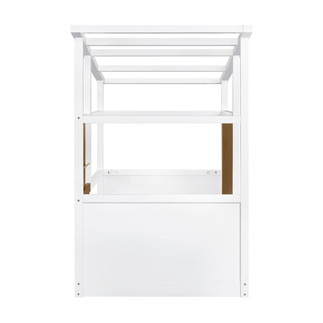 Babyletto Palma Mid-Century House Montessori-Inspired Twin Bed