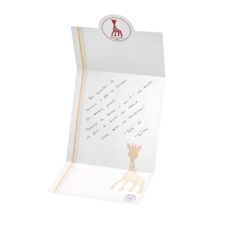 Sophie La Girafe Birth Gift Set with Lovey Blanket