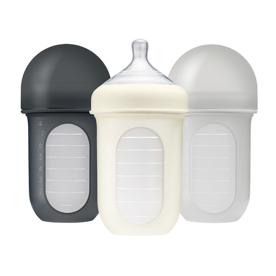 Boon NURSH Collapsible Silicone Pouch Bottle | 3-Pack