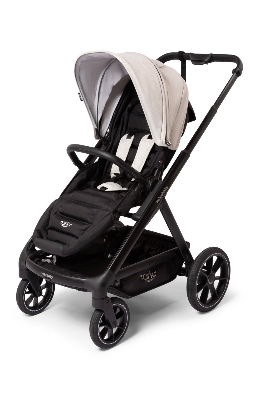 double stroller that turns into single Valco Baby Ark Single-to-Double Stroller, Cloud