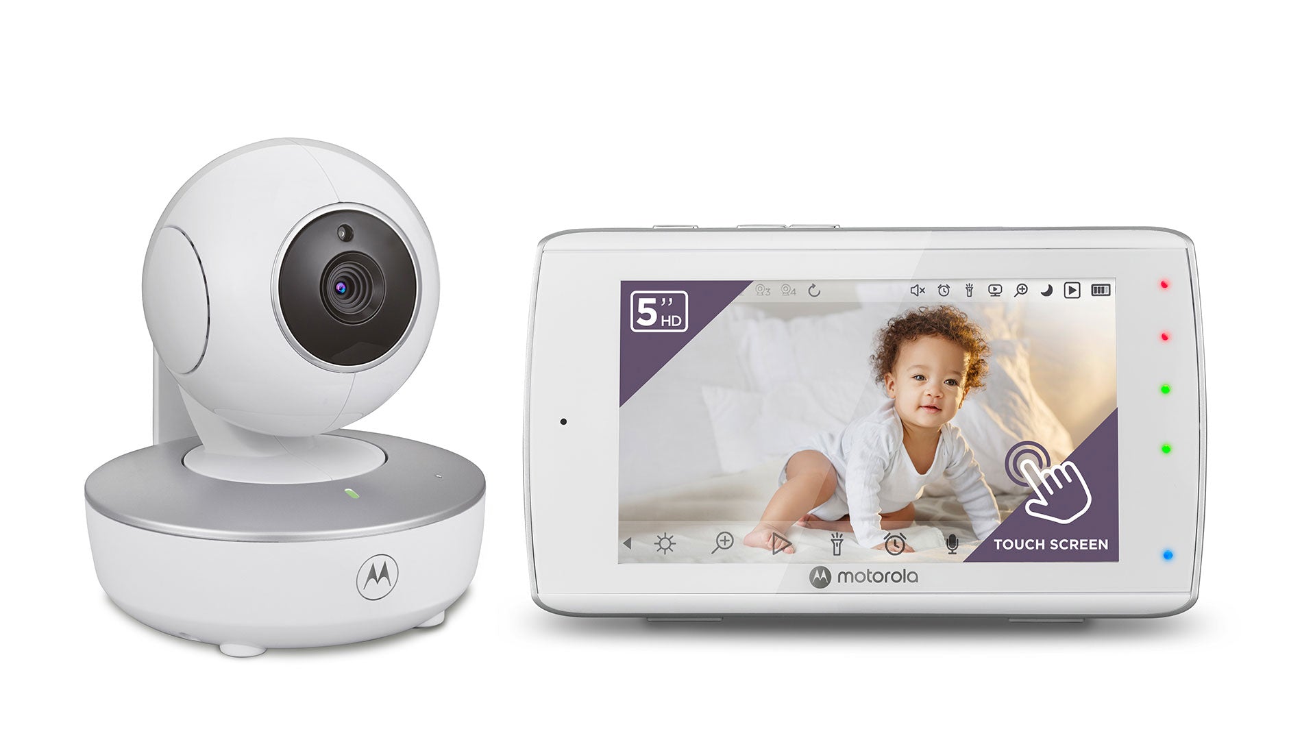 Motorola Nursery VM36XL Touch Connect 5.0” Wi-Fi Video Baby Monitor With Touch Screen