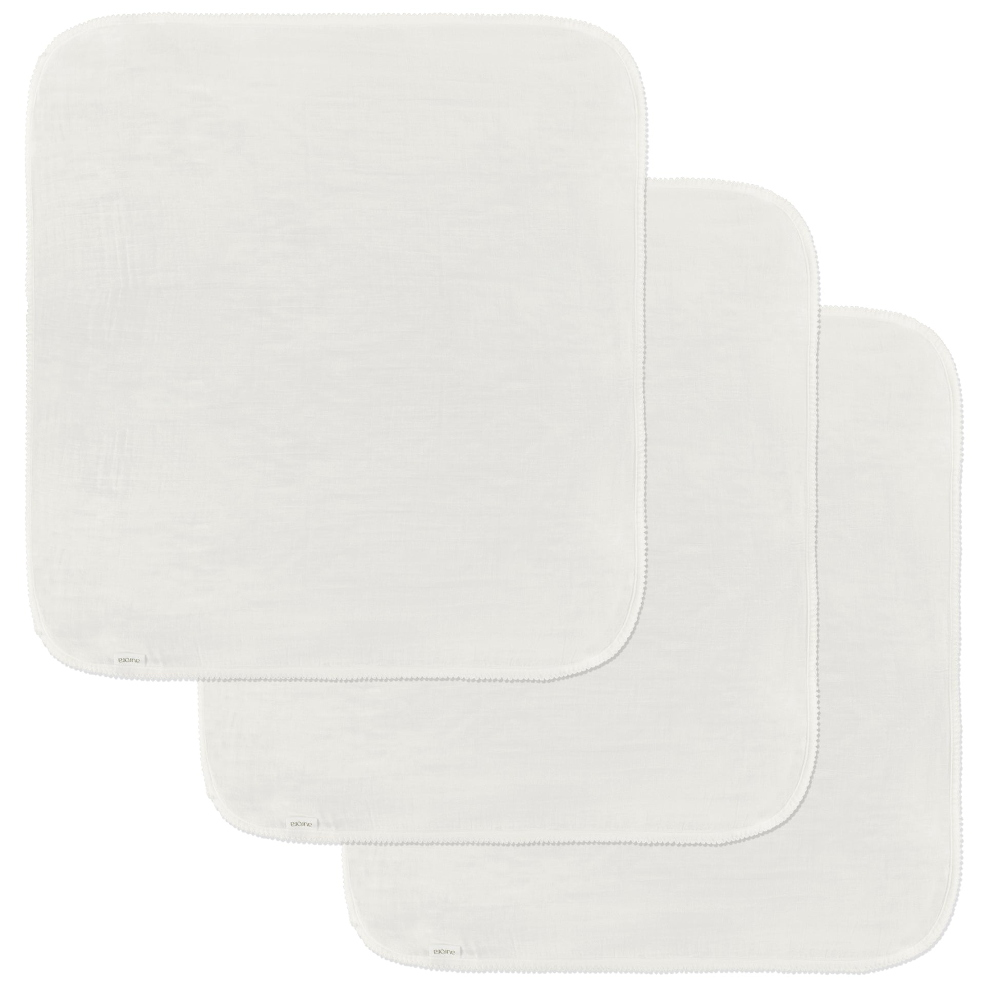 Aurora Classics Hypoallergenic Muslin Burp Cloth | 3-Pack