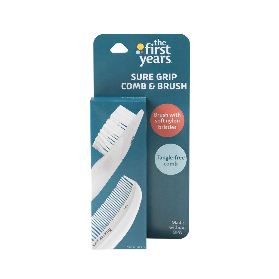 The First Years Sure Grip Comb & Brush