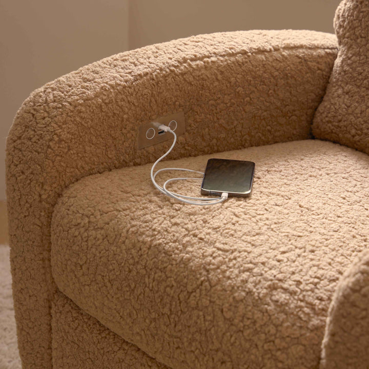 Babyletto Nami Electronic Recliner and Swivel Glider Recliner