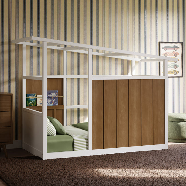 Babyletto Palma Mid-Century House Montessori-Inspired Twin Bed