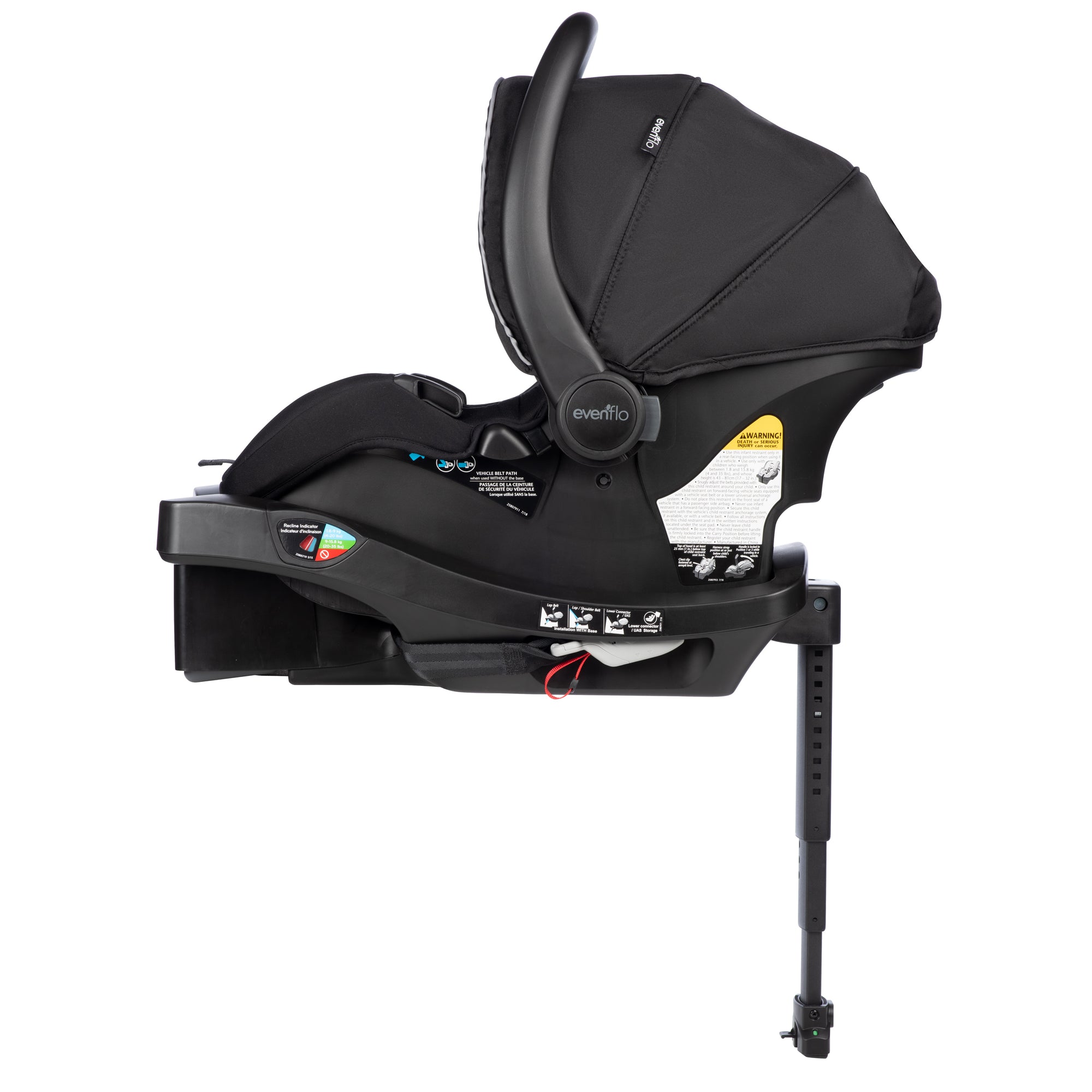Evenflo LiteMax DLX Infant Car Seat - Damaged Box