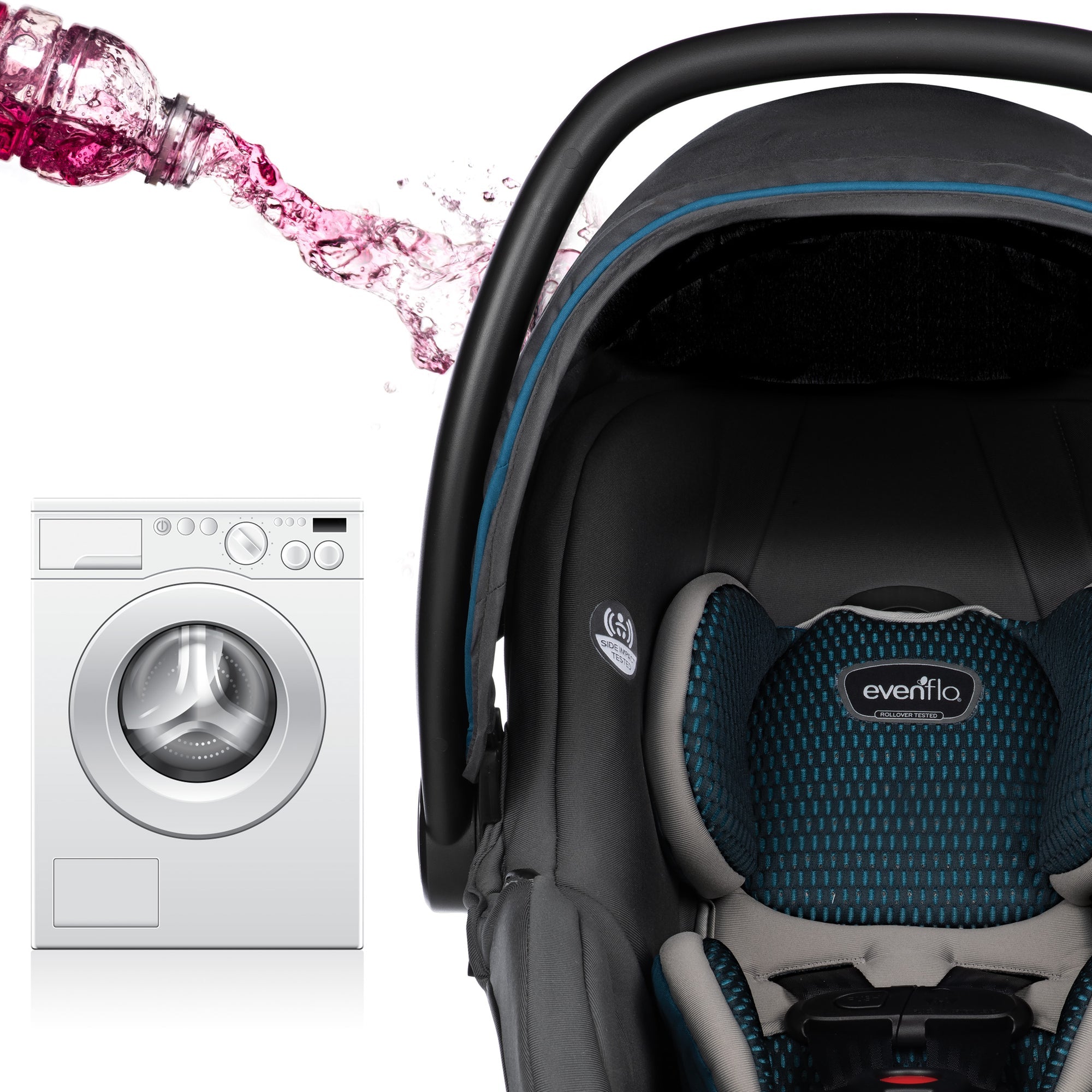 Evenflo LiteMax DLX Infant Car Seat - Damaged Box