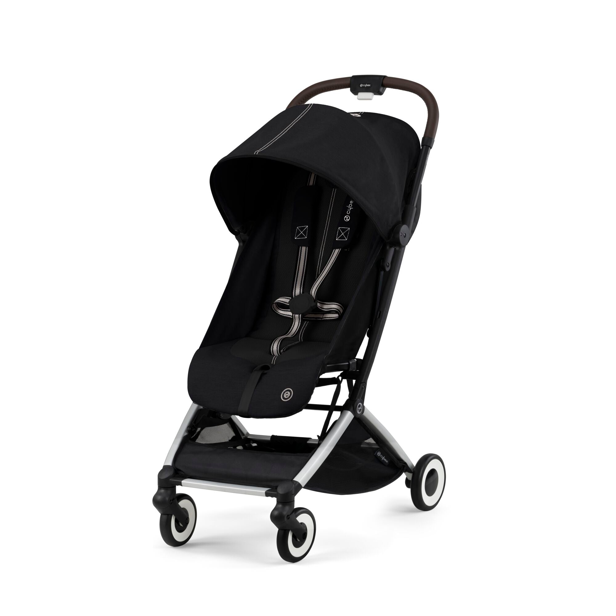 Cybex Libelle 2 + Aton G SensorSafe Travel System Bundle - Moon Black /  Moon Black