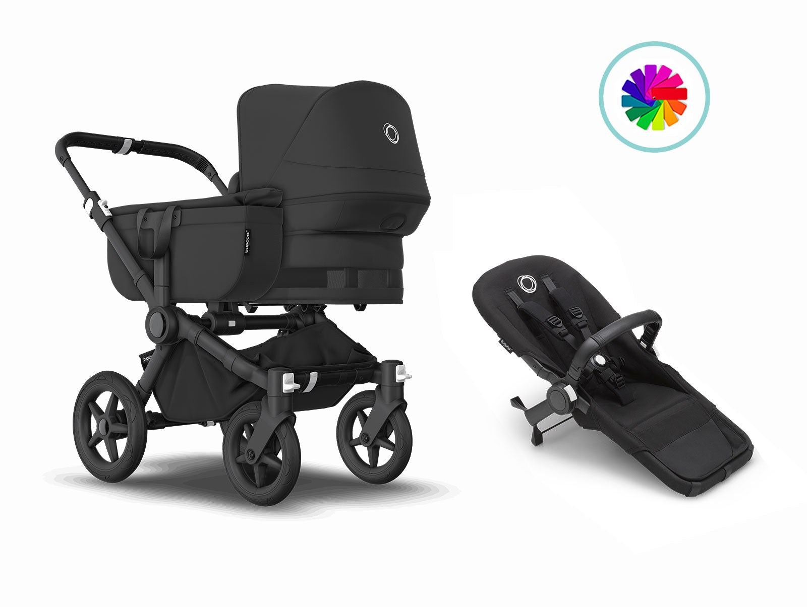 bugaboo donkey 5 mono bassinet and seat stroller Bugaboo Donkey 5 Mono Stroller (Seat and Bassinet) Customize Your Own