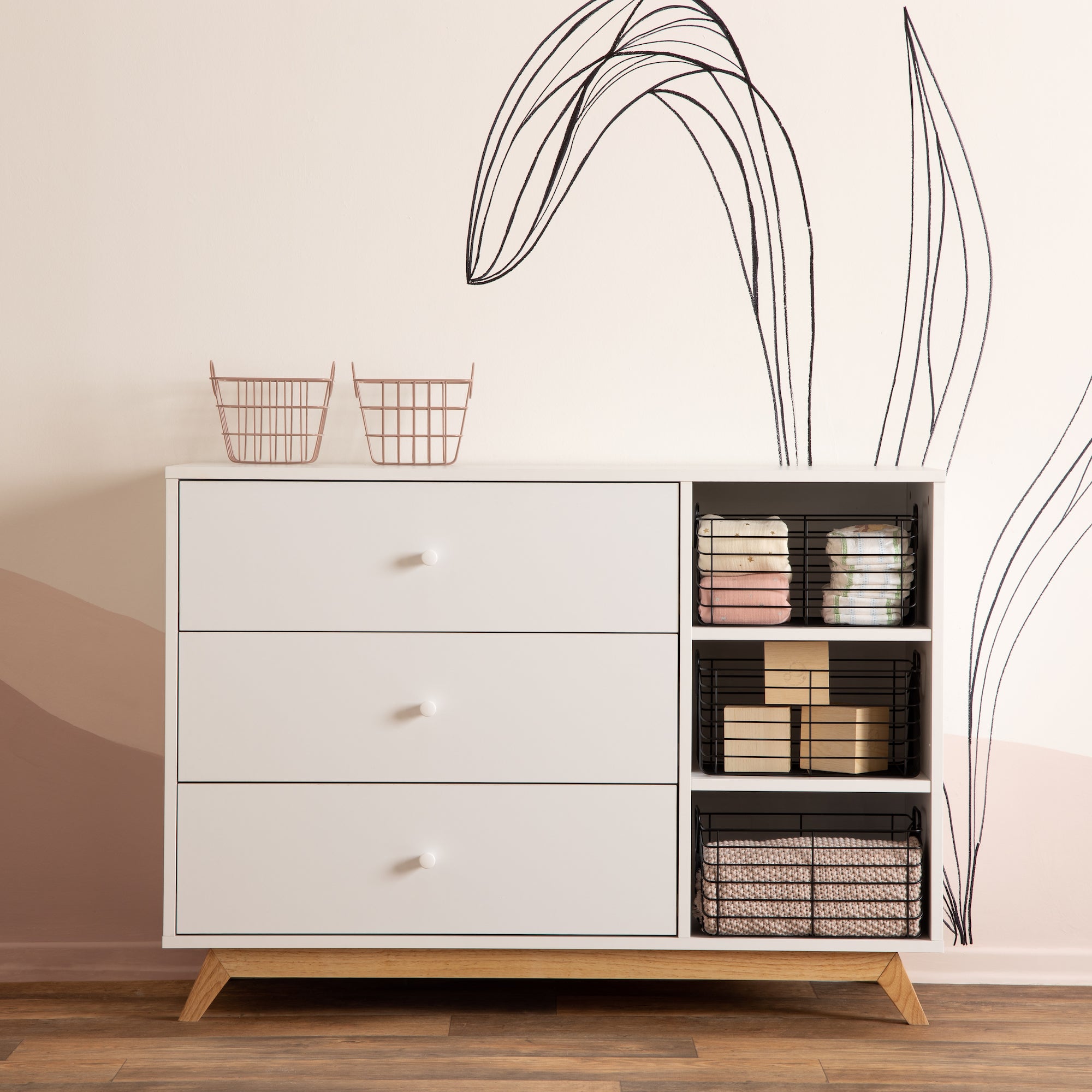 dadada Central Park 3-Drawer Dresser