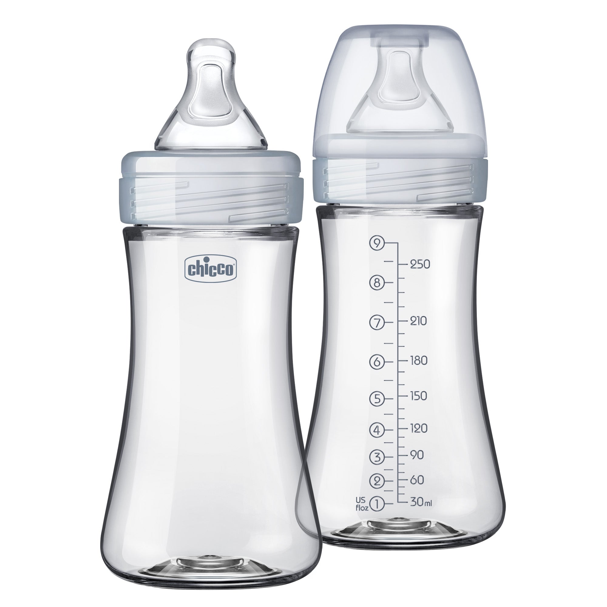 Chicco Duo Hybrid Baby Bottle with Invinci-Glass Inside/Plastic O