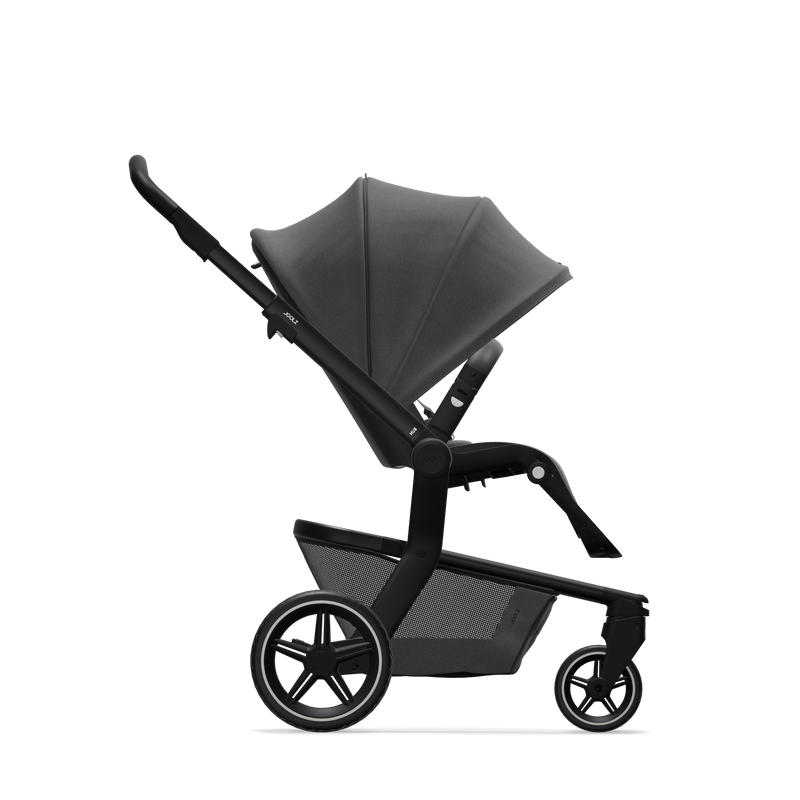 Mega babies' Joolz Hub+ features all-round suspension and puncture proof wheels.