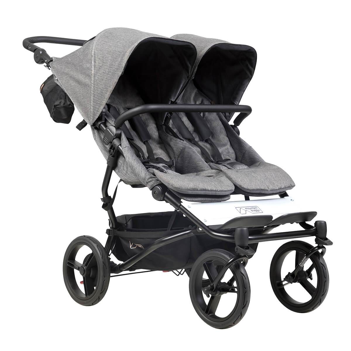 expensive double stroller Mountain Buggy Duet Luxury Herringbone Stroller