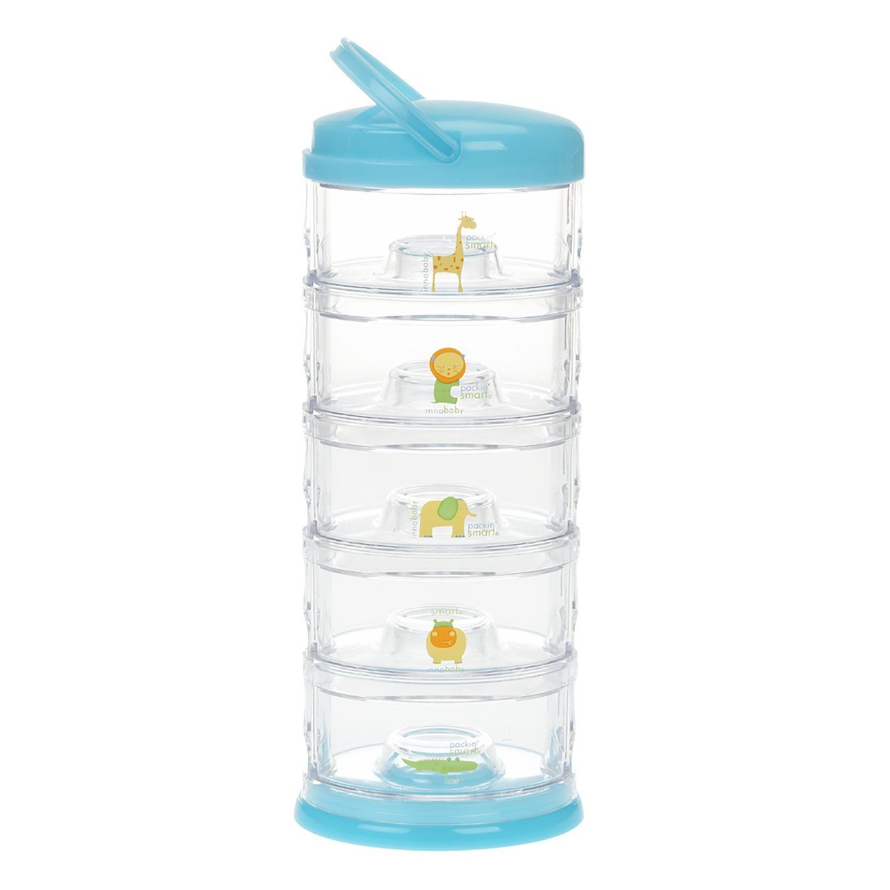 Innobaby Packin' SMART Stackables Formula Dispenser And Snack Case - 5 Tier - Mega Babies