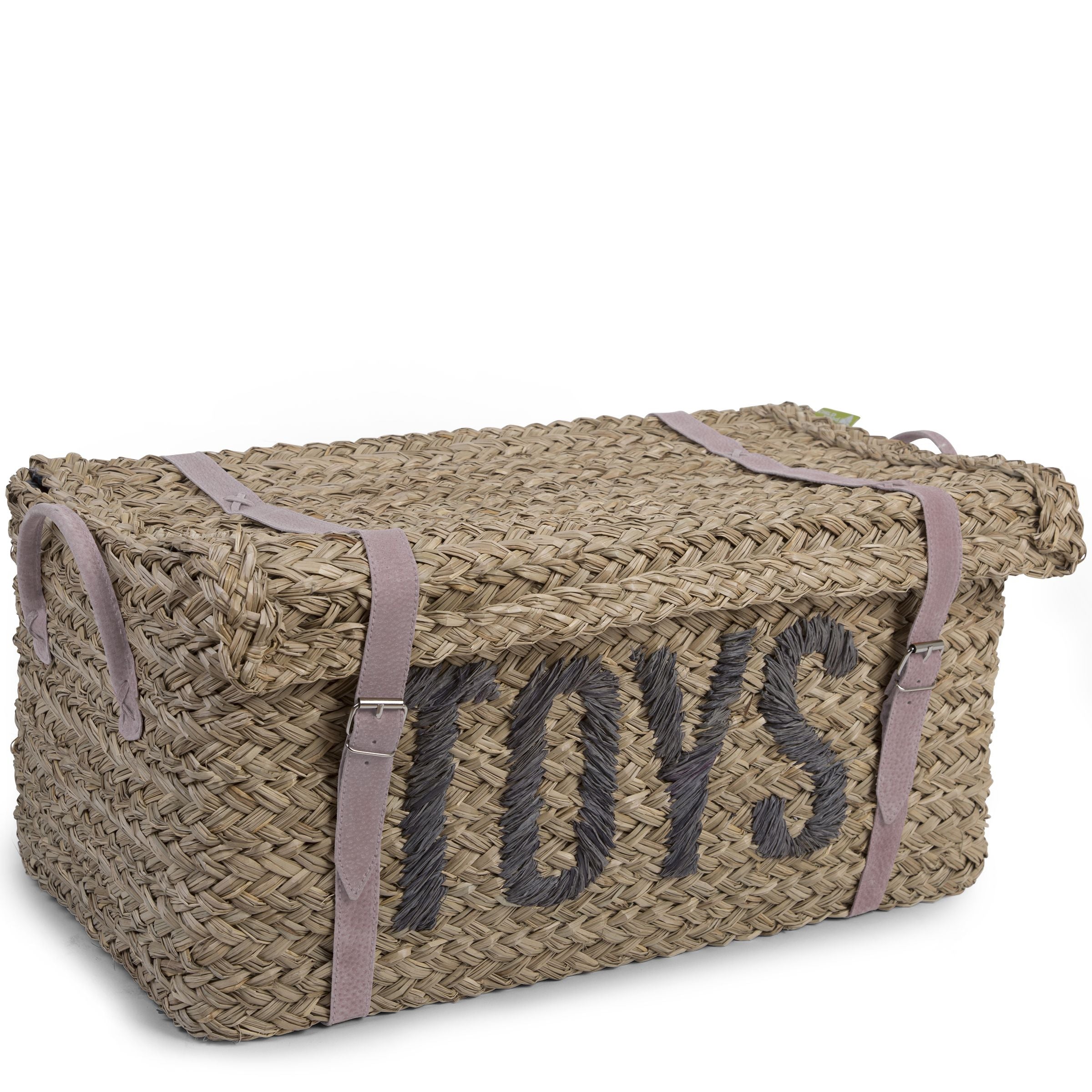 Childhome Set of Two Rattan Storage Baskets + Straps
