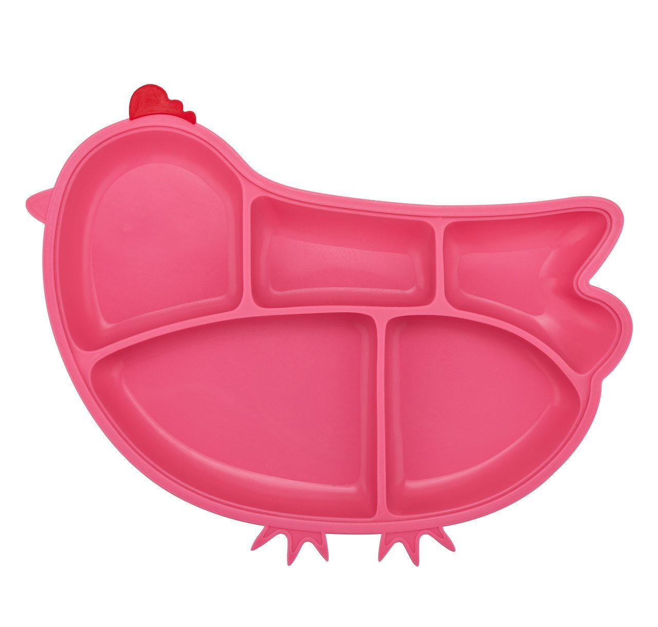 Innobaby Din Din SMART Silicone Suction Divided Plate - Chicken - Mega Babies