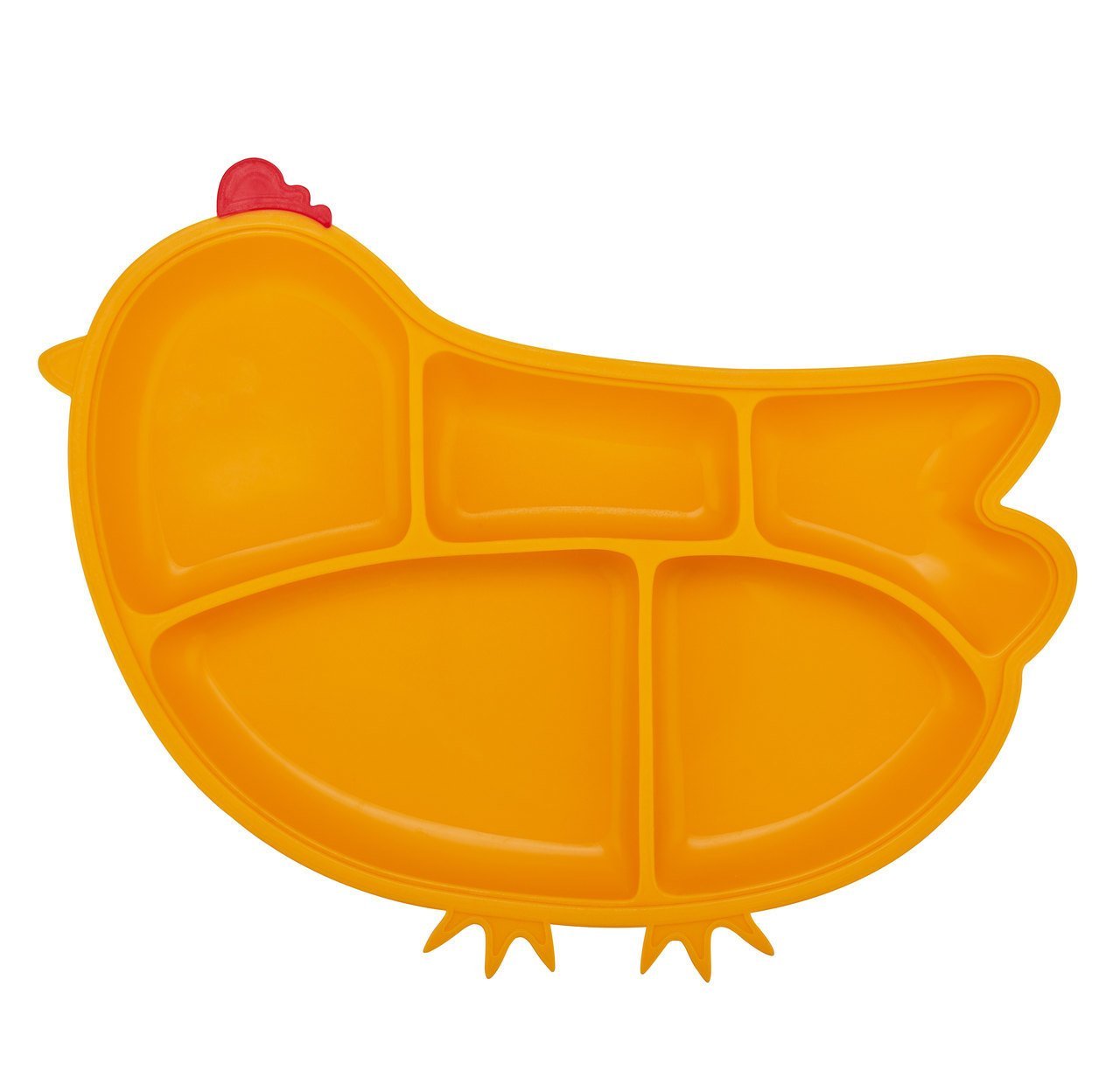 Innobaby Din Din SMART Silicone Suction Divided Plate - Chicken - Mega Babies