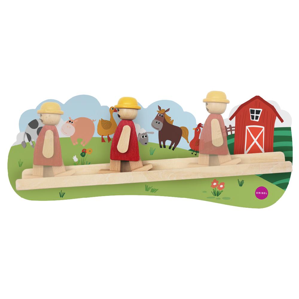 Oribel VertiPlay Wooden Wall Toys