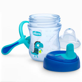 Chicco Semi-soft Spout Trainer Sippy Cup 7oz 6m+ (2pk)