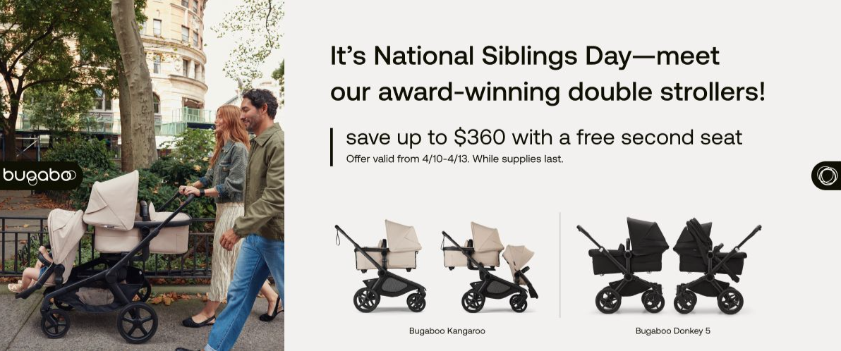 Bugaboo Siblings Day Gift With Purchase