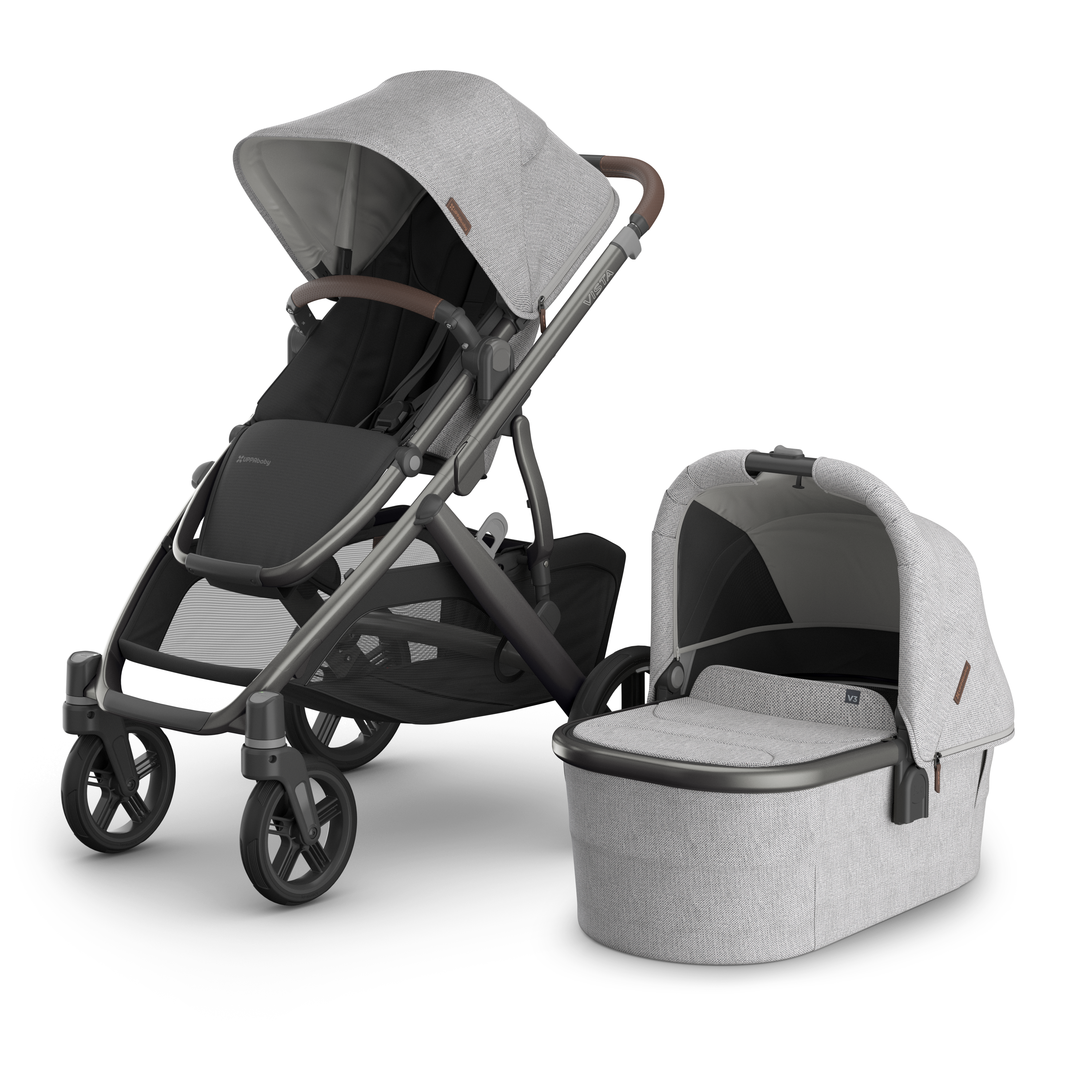 UPPAbaby Vista V3 Stroller + Bassinet Bundle