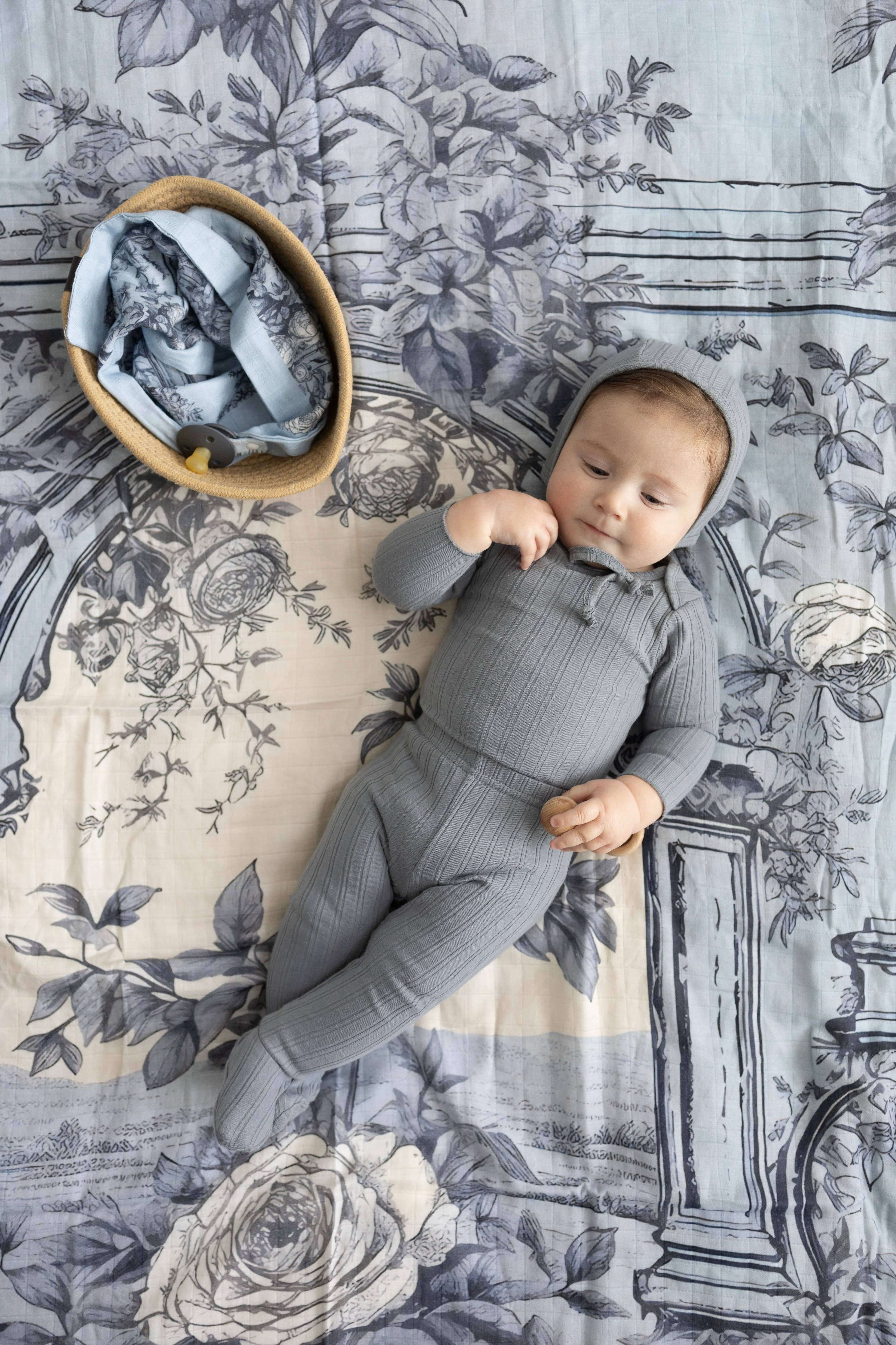 Little Threads The Garden Window Muslin Blanket