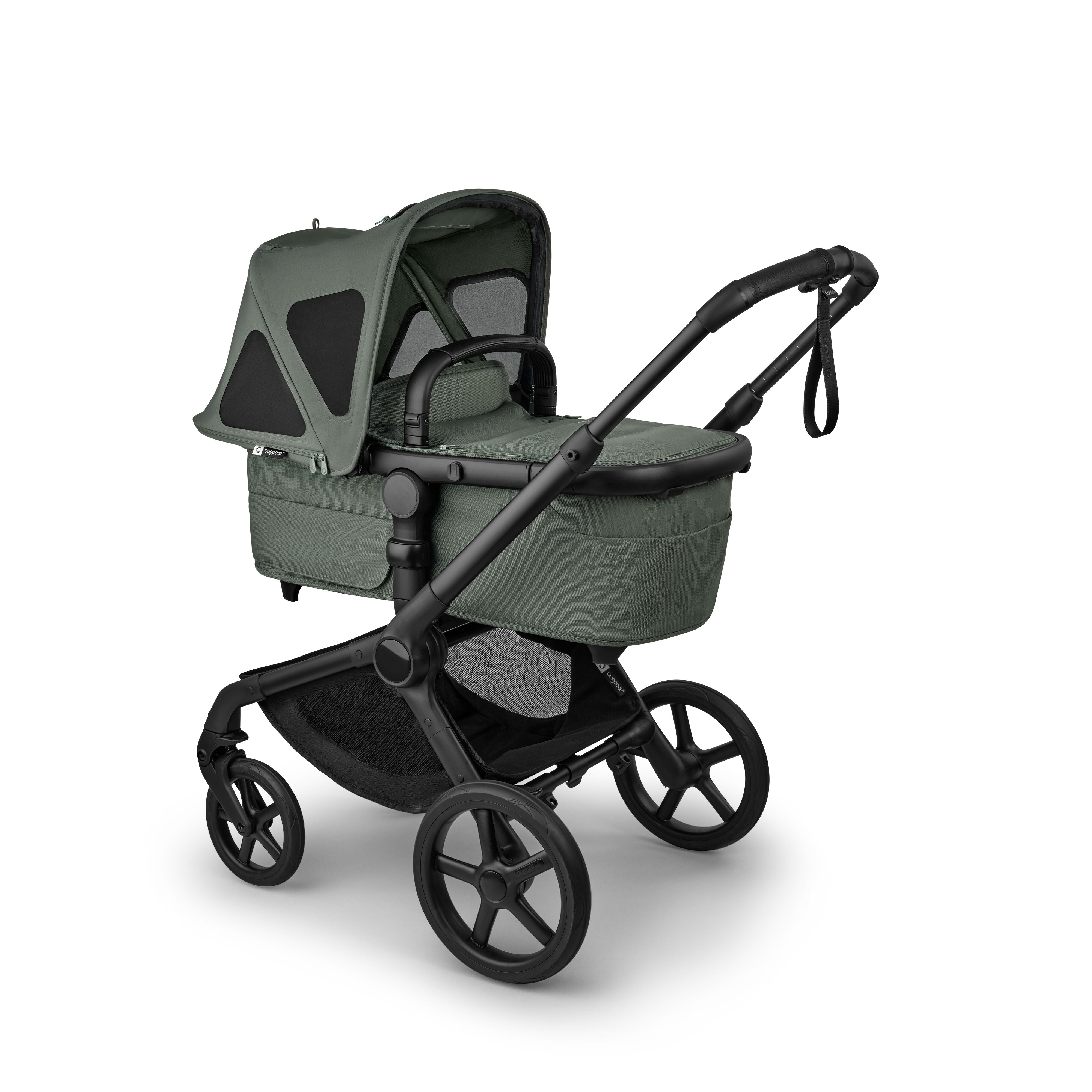 Birds Sieppo カルーナ×グリーン 0239 Bugaboo Kangaroo/ Fox/ Cameleon/ Lynx Breezy Sun Canopy