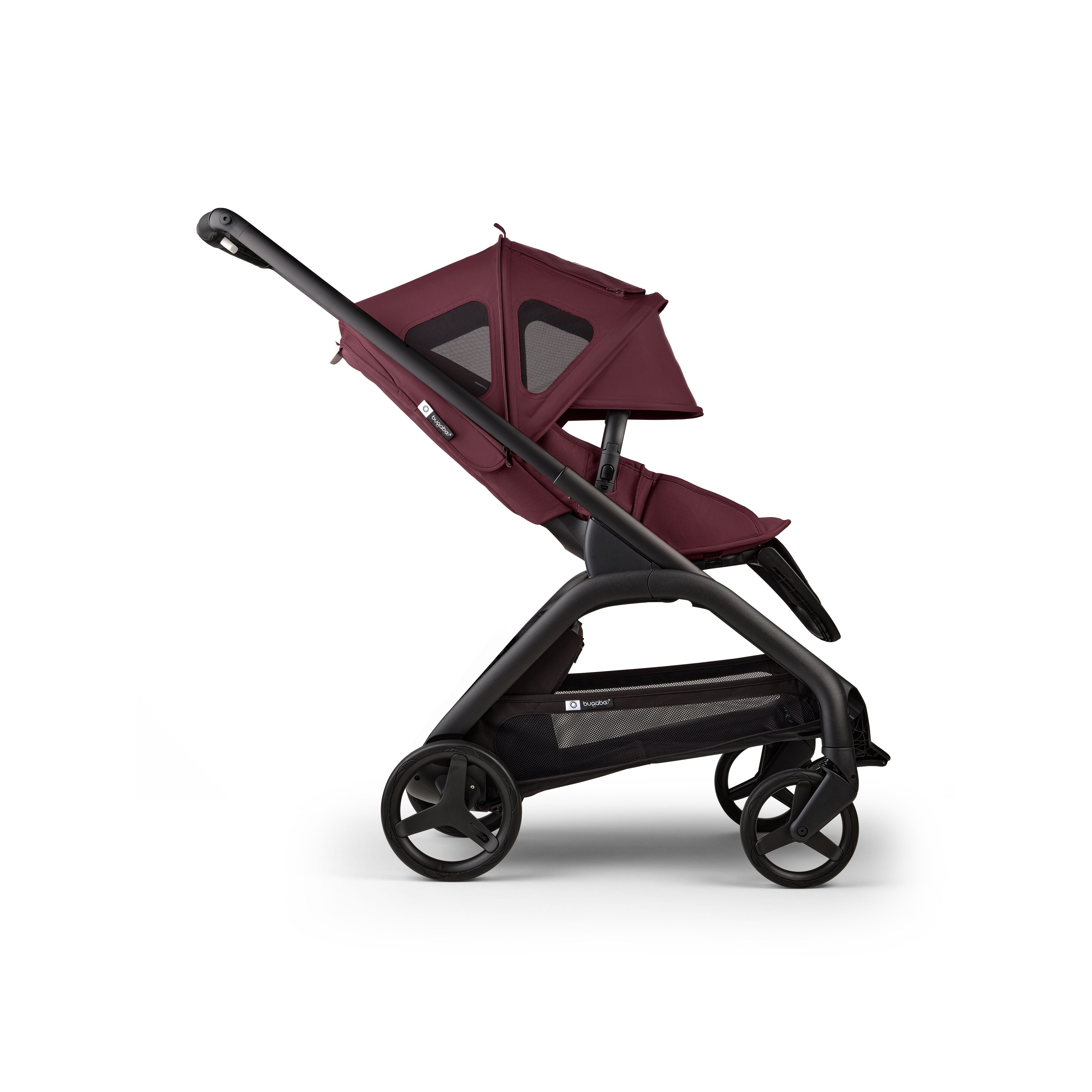 bugaboo 2021 Dragonfly Breezy Sun Canopy by Bugaboo Dark Cherry