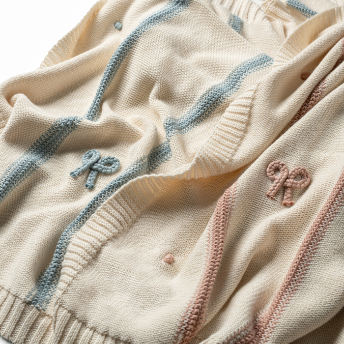 Domani Home Mini Bow Baby Blanket