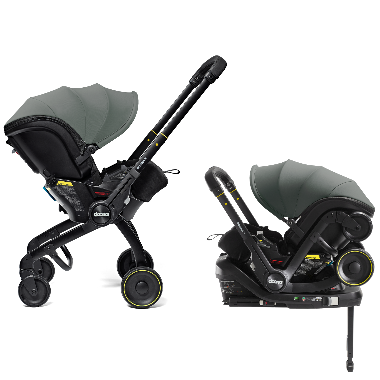 Doona X Infant Car Seat Stroller & Latch Base