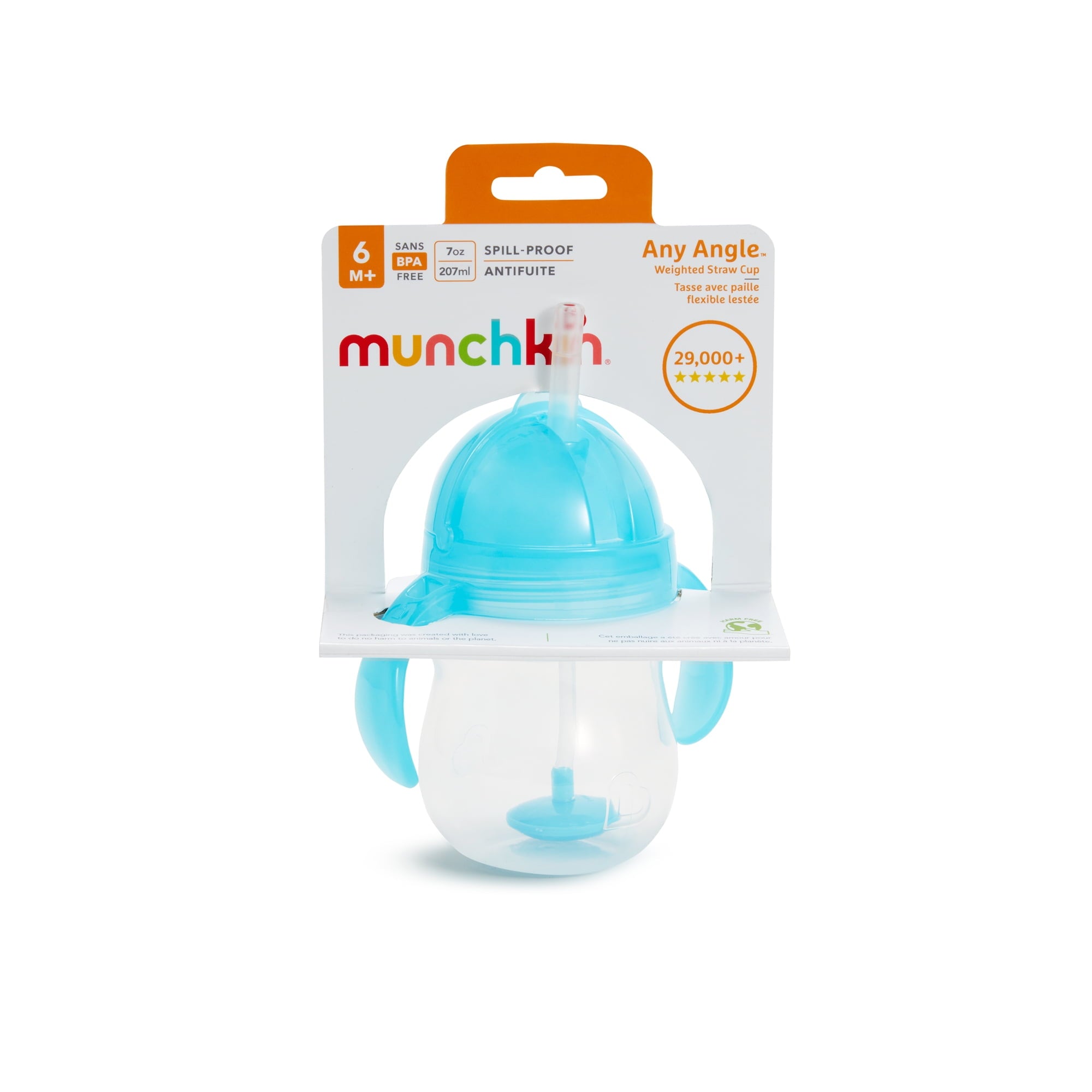 Munchkin 7oz Click Lock Weighted Straw Cup