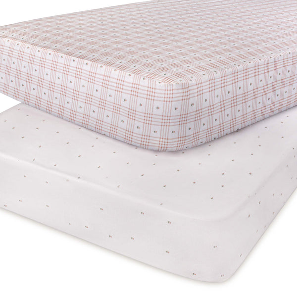 Ely's & Co. Waterproof Crib Sheet - 2 Pack